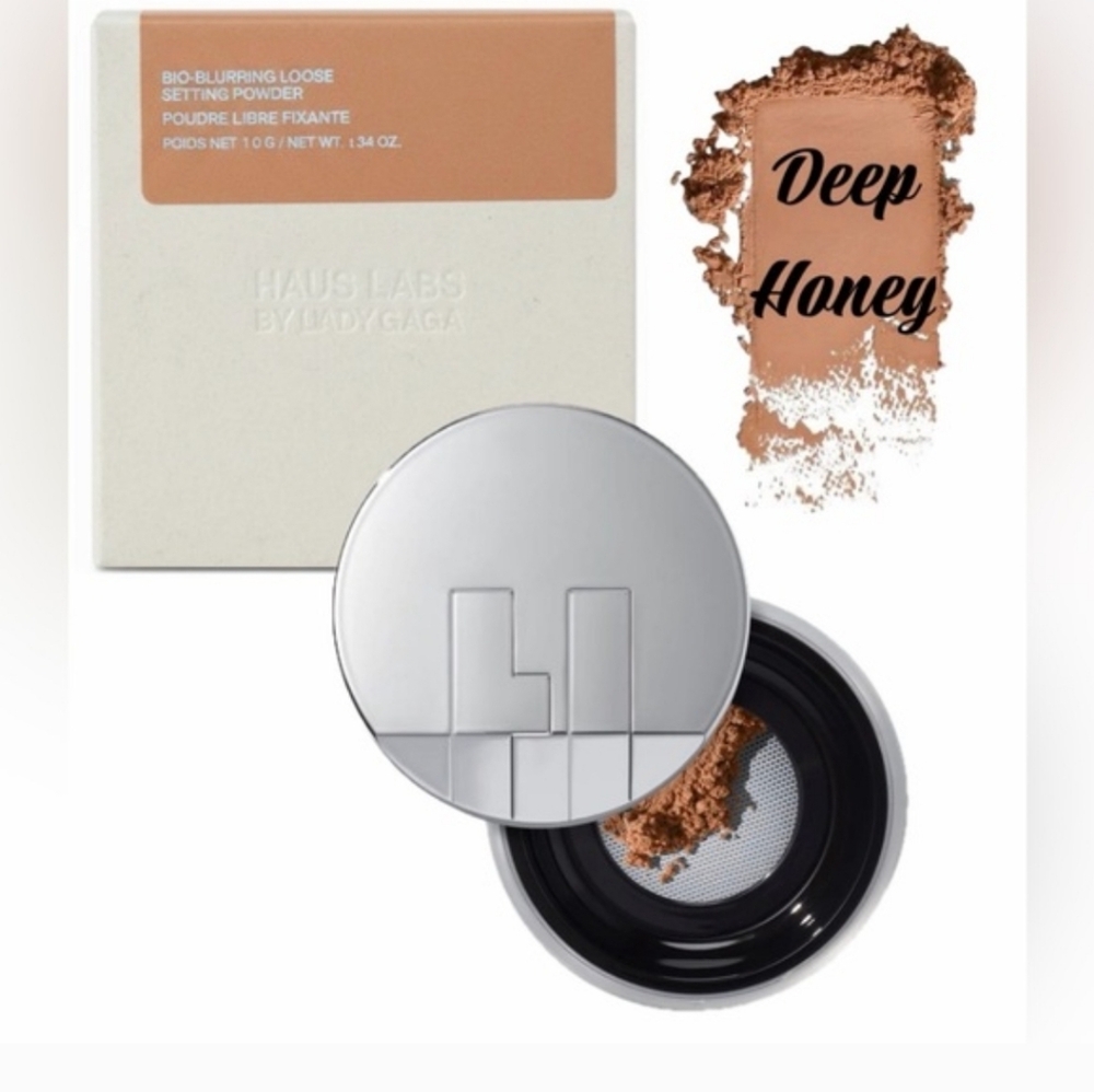 Haus Labs By Lady Gaga Bio-Blurring Loose Setting Powder - Deep Honey Shade $38